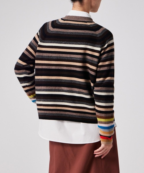 Paul Smith（ポールスミス）の「ウィメンズ カシミヤブレンド ストライプ ニット/ 165201 674N（ニット/セーター・レディース・その他1・MEDIUM）」の8枚目の写真