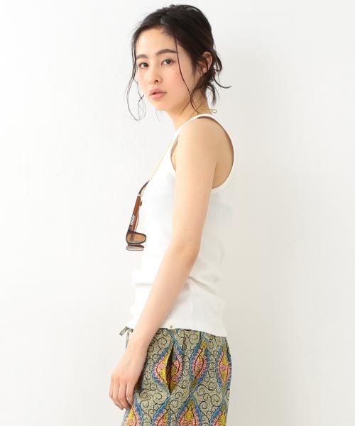 BEAMS BOY（ビームスボーイ）の「【FUDGE5月号掲載】BEAMS BOY / ハニカム タンクトップ（タンクトップ・レディース・ナチュラル/グレー/オリーブ・ONE SIZE）」の15枚目の写真