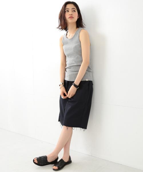 BEAMS BOY（ビームスボーイ）の「【FUDGE5月号掲載】BEAMS BOY / ハニカム タンクトップ（タンクトップ・レディース・ナチュラル/グレー/オリーブ・ONE SIZE）」の11枚目の写真