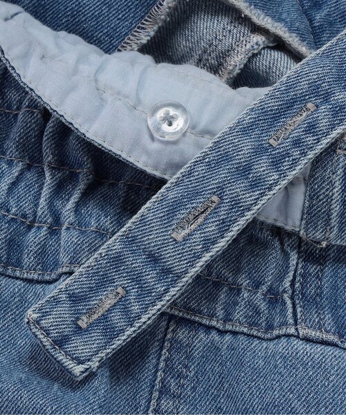 algy（アルジー）の「フロントジップりぼんジャンスカ（ワンピース・キッズ・サックスブルー/グレー・160/150/140/130）」の14枚目の写真