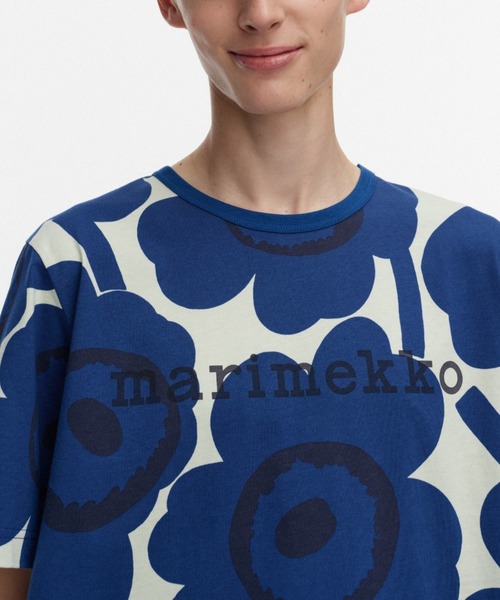 marimekko(マリメッコ)の「【kioski】Vihne Unikko / t-shirt(Tシャツ/カットソー・レディース・ブルー・X-LARGE/LARGE/MEDIUM/SMALL/X-SMALL)」の8枚目の写真