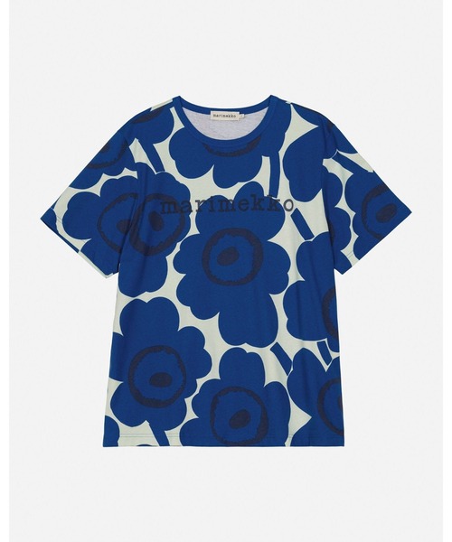 marimekko(マリメッコ)の「【kioski】Vihne Unikko / t-shirt(Tシャツ/カットソー・レディース・ブルー・X-LARGE/LARGE/MEDIUM/SMALL/X-SMALL)」の9枚目の写真