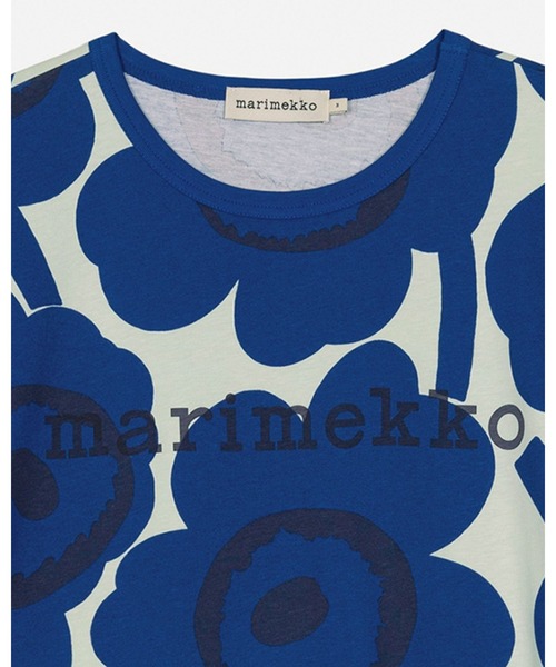 marimekko(マリメッコ)の「【kioski】Vihne Unikko / t-shirt(Tシャツ/カットソー・レディース・ブルー・X-LARGE/LARGE/MEDIUM/SMALL/X-SMALL)」の12枚目の写真