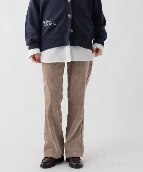 GEORGE'S（ジョージズ）の「セミフレアベロアパンツ（その他パンツ・レディース・ベージュ/ブラック/グリーン・FREE）」の19枚目の写真