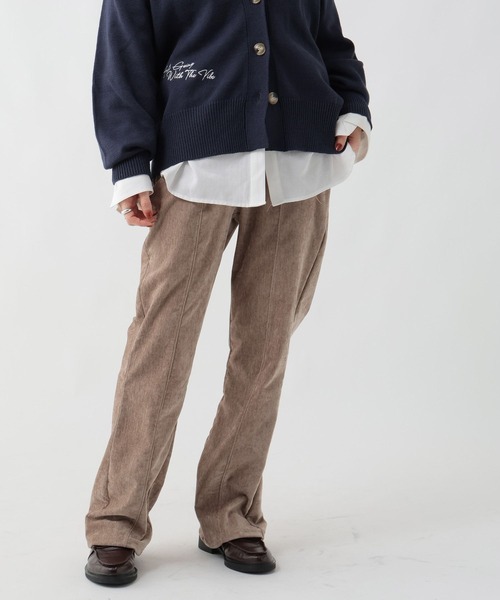 GEORGE'S（ジョージズ）の「セミフレアベロアパンツ（その他パンツ・レディース・ベージュ/ブラック/グリーン・FREE）」の20枚目の写真