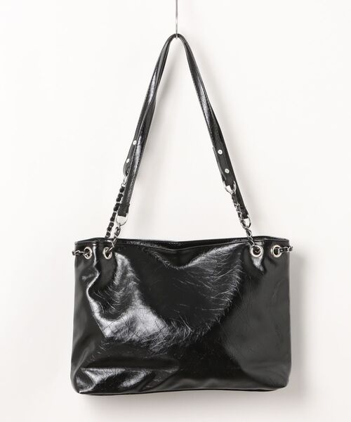 MASHIRO(マシロ)の「【MASHIRO】チェーンミックスショルダーバッグ(MA/EK485)(ショルダーバッグ・レディース・ブラック/レッド/オフホワイト・FREE)」の6枚目の写真