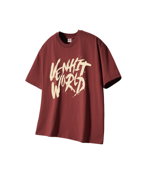 VENHIT(ベンヒット)の「World クールコットン半袖(Tシャツ/カットソー・レディース・ブラウン/カーキ/ブラック/バーガンディー・LARGE/MEDIUM/SMALL/X-LARGE)」の4枚目の写真