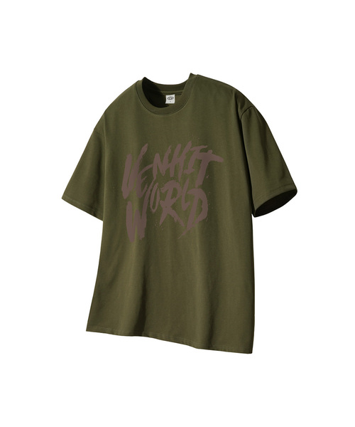 VENHIT(ベンヒット)の「World クールコットン半袖(Tシャツ/カットソー・レディース・ブラウン/カーキ/ブラック/バーガンディー・LARGE/MEDIUM/SMALL/X-LARGE)」の3枚目の写真