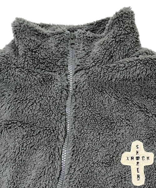 SK8ER ROCK(スケーターロック)の「Cross Logo Fleece Zip-Up Jacket ((dark gray))(その他アウター・メンズ・その他・FREE)」の3枚目の写真