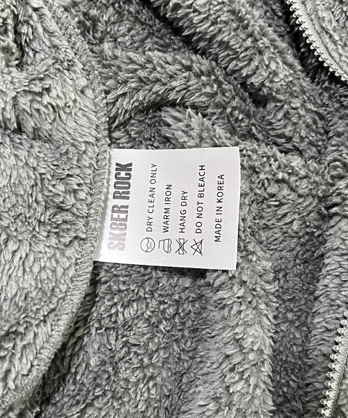 SK8ER ROCK(スケーターロック)の「Cross Logo Fleece Zip-Up Jacket ((dark gray))(その他アウター・メンズ・その他・FREE)」の7枚目の写真