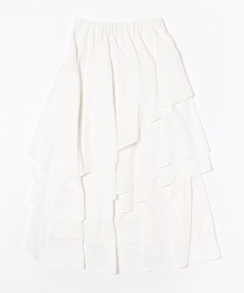 CADUNE(カデュネ)の「ペタルスカート(スカート・レディース・ブラック/ホワイト・34/36/38)」の3枚目の写真