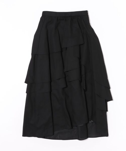 CADUNE(カデュネ)の「ペタルスカート(スカート・レディース・ブラック/ホワイト・34/36/38)」の5枚目の写真