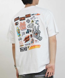 SANTA CRUZ/サンタクルーズ メンズ 半袖 Tシャツ SC COLLECTOR MAP S/S TEE ムラサキ限定 502262401