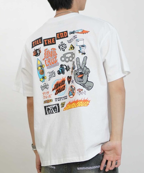 SANTA CRUZ(サンタクルーズ)の「SANTA CRUZ/サンタクルーズ メンズ 半袖 Tシャツ SC COLLECTOR MAP S/S TEE ムラサキ限定 502262401(Tシャツ/カットソー・メンズ・ホワイト/ブラック/グリーン・L/XL/M)」の1枚目の写真