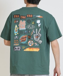 SANTA CRUZ/サンタクルーズ メンズ 半袖 Tシャツ SC COLLECTOR MAP S/S TEE ムラサキ限定 502262401
