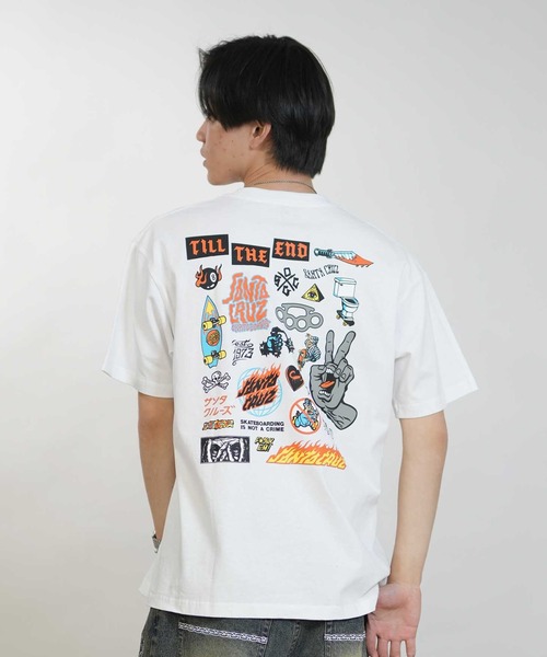 SANTA CRUZ(サンタクルーズ)の「SANTA CRUZ/サンタクルーズ メンズ 半袖 Tシャツ SC COLLECTOR MAP S/S TEE ムラサキ限定 502262401(Tシャツ/カットソー・メンズ・ホワイト/ブラック/グリーン・L/XL/M)」の5枚目の写真