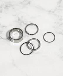 ONE ENOUGH（ワン イナフ）の「Surgical Steel Enough Set Rings For Women（リング）」