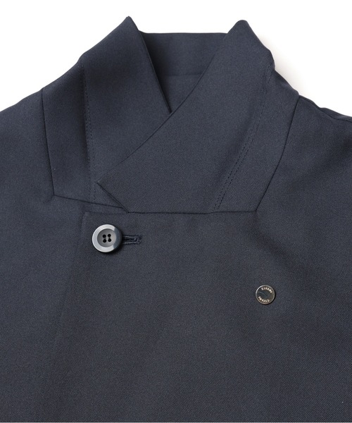 CULLNI（クルニ）の「Dry Gabardine Tailored Collar Shirt Jacket（テーラードジャケット・メンズ・ネイビー/チャコール/カーキ/ブラック・2/1/0）」の22枚目の写真