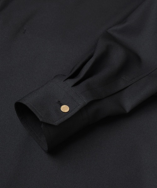 CULLNI(クルニ)の「Dry Gabardine Tailored Collar Shirt Jacket(テーラードジャケット・メンズ・ネイビー/チャコール/カーキ/ブラック・2/1/0)」の20枚目の写真