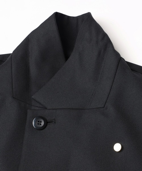 CULLNI(クルニ)の「Dry Gabardine Tailored Collar Shirt Jacket(テーラードジャケット・メンズ・ネイビー/チャコール/カーキ/ブラック・2/1/0)」の21枚目の写真