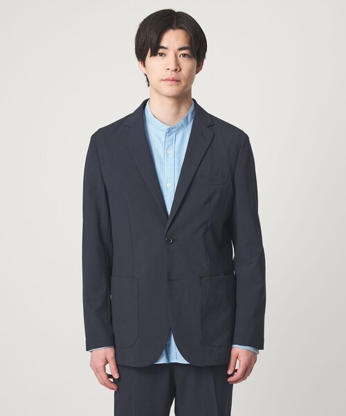 green label relaxing(グリーンレーベルリラクシング)の「【WEB限定】JUST fit WORKIST セットアップ -ストレッチ-(セットアップ・メンズ・グレー系/ブラウン系/ネイビー・XL/M/XS/L/S/XXL)」の4枚目の写真