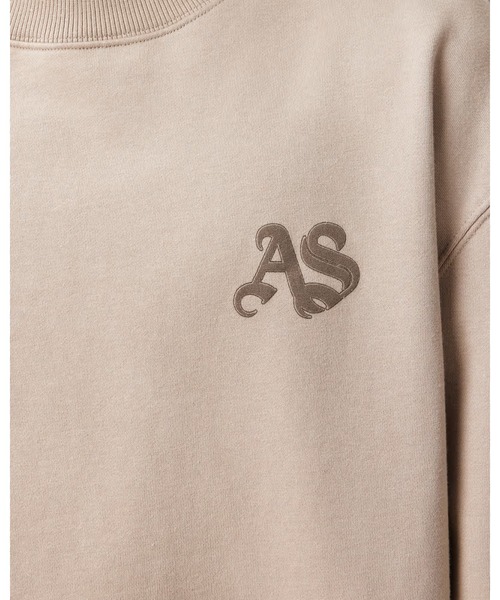 ALLSAINTS(オールセインツ)の「ICON OVERSIZED CREW NECK SWEATSHIRT | ICON オーバーサイズ クルー ネック スウェットシャツ(スウェット・メンズ・ブラウン系その他・S/M/L/XS)」の3枚目の写真