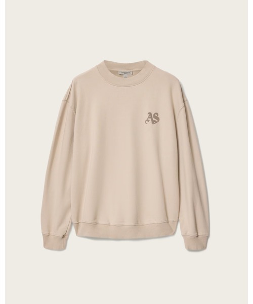 ALLSAINTS(オールセインツ)の「ICON OVERSIZED CREW NECK SWEATSHIRT | ICON オーバーサイズ クルー ネック スウェットシャツ(スウェット・メンズ・ブラウン系その他・S/M/L/XS)」の6枚目の写真