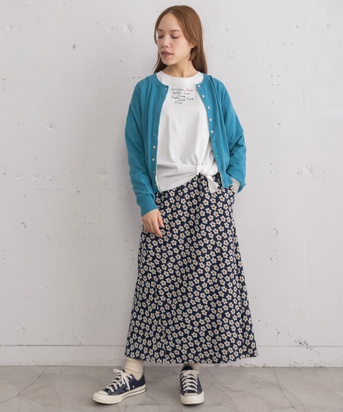 POU DOU DOU(プードゥドゥ)の「ひねり前立てクルーネックカーディガン(カーディガン/ボレロ・レディース・グレー/ブルー/ブラック/イエロー/ピンク・3)」の14枚目の写真