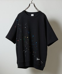 NUMBER (N)INE（ナンバーナイン）の「HAND PAINTED FIRM COTTON RAGLAN SHORT SLEEVE SWEATSHIRT / ハンドペイント ファーム コットン ラグラン ショートスリーブ スウェット（スウェット）」