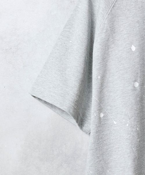 NUMBER (N)INE（ナンバーナイン）の「HAND PAINTED FIRM COTTON RAGLAN SHORT SLEEVE SWEATSHIRT / ハンドペイント ファーム コットン ラグラン ショートスリーブ スウェット（スウェット・メンズ・グレー系その他2/グレー系その他3/ブラック/ブラック系その他2/グレー・M/L/XL）」の22枚目の写真