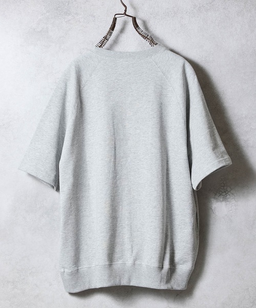 NUMBER (N)INE(ナンバーナイン)の「HAND PAINTED FIRM COTTON LIGHT SHORT PILE RAGLAN SHORT SLEEVE SWEATSHIRT / ハンドペイント ファーム コットン ライト ミニ裏毛 ラグラン ショートスリーブ スウェット(スウェット・メンズ・グレー系その他2/グレー系その他3/ブラック/ブラック系その他2/グレー/ブラック系その他3/ブラック系その他4・M/L/XL)」の16枚目の写真
