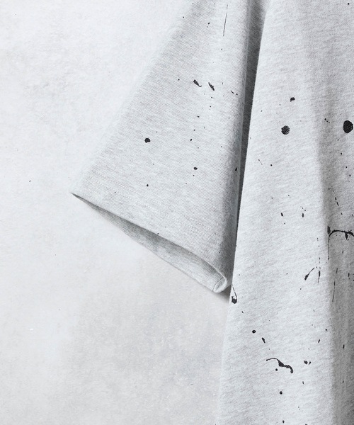 NUMBER (N)INE(ナンバーナイン)の「HAND PAINTED FIRM COTTON LIGHT SHORT PILE RAGLAN SHORT SLEEVE SWEATSHIRT / ハンドペイント ファーム コットン ライト ミニ裏毛 ラグラン ショートスリーブ スウェット(スウェット・メンズ・グレー系その他2/グレー系その他3/ブラック/ブラック系その他2/グレー/ブラック系その他3/ブラック系その他4・M/L/XL)」の19枚目の写真