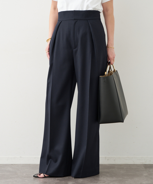 Deuxieme Classe（ドゥーズィエムクラス）の「VICTORIAN HIGH WAIST パンツ（その他パンツ・レディース・キャメル/ネイビー/チャコールグレー・34/36/38）」の2枚目の写真