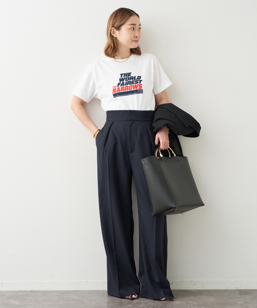 Deuxieme Classe（ドゥーズィエムクラス）の「VICTORIAN HIGH WAIST パンツ（その他パンツ・レディース・キャメル/ネイビー/チャコールグレー・34/36/38）」の12枚目の写真