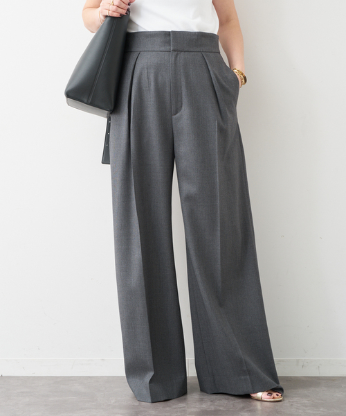 Deuxieme Classe（ドゥーズィエムクラス）の「VICTORIAN HIGH WAIST パンツ（その他パンツ・レディース・キャメル/ネイビー/チャコールグレー・34/36/38）」の13枚目の写真