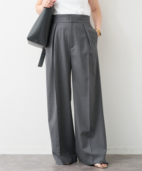 Deuxieme Classe（ドゥーズィエムクラス）の「VICTORIAN HIGH WAIST パンツ（その他パンツ・レディース・キャメル/ネイビー/チャコールグレー・34/36/38）」の14枚目の写真