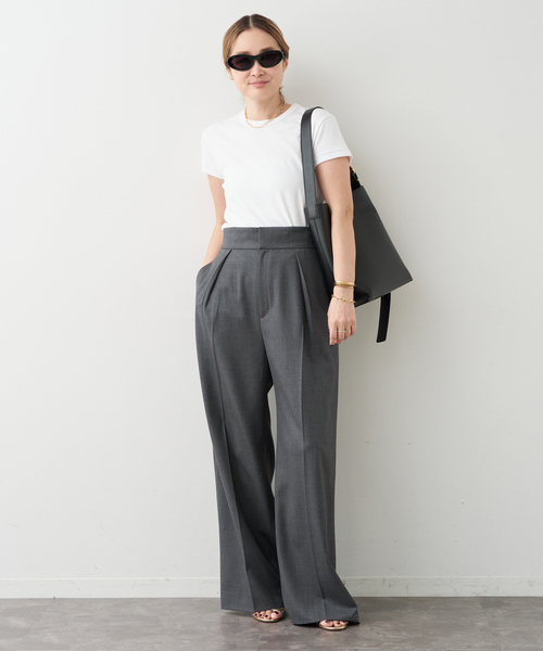 Deuxieme Classe（ドゥーズィエムクラス）の「VICTORIAN HIGH WAIST パンツ（その他パンツ・レディース・キャメル/ネイビー/チャコールグレー・34/36/38）」の15枚目の写真