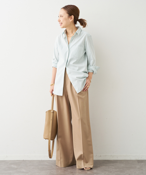 Deuxieme Classe（ドゥーズィエムクラス）の「VICTORIAN HIGH WAIST パンツ（その他パンツ・レディース・キャメル/ネイビー/チャコールグレー・34/36/38）」の22枚目の写真