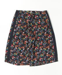 MEYAME/メヤメ　サイドラインワイドハーフフラワーパンツ　SIDE LINE WIDE HALF PANTS（FLOWER）