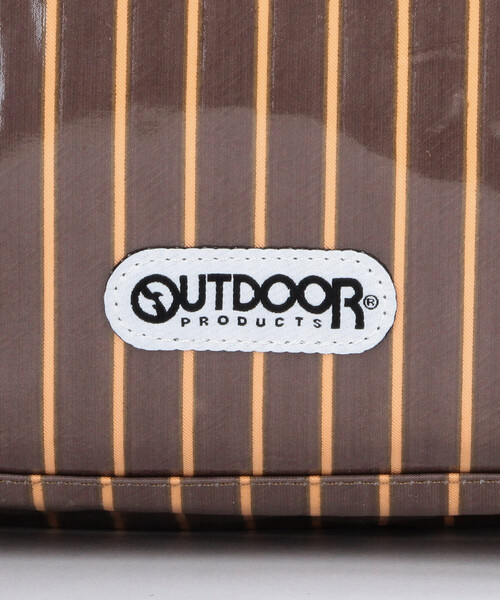 FREAK'S STORE(フリークスストア)の「OUTDOOR PRODUCTS × FREAK'S STORE/アウトドアプロダクツ 別注 2WAY ストライプ PVC トートバッグ/ショルダーバッグ/PVCバッグ/A4サイズトートバッグ(トートバッグ・レディース・ブルー/ベージュ/ブラウン・ONE SIZE)」の4枚目の写真