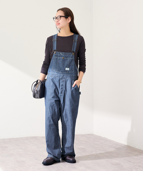 FRAMeWORK（フレームワーク）の「UNION HERCULES/ユニオンヘラクレス MADE インディゴダンガリー オーバー（サロペット/オーバーオール・レディース・ブルー系その他・FREE）」の2枚目の写真