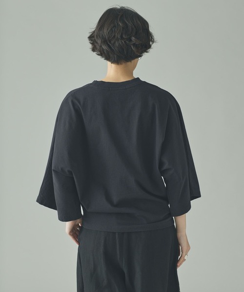 Curensology（カレンソロジー）の「Curensology(カレンソロジー)/ドルマンナローTシャツ（Tシャツ/カットソー・レディース・ホワイト/ブラック/グレー・FREE）」の12枚目の写真