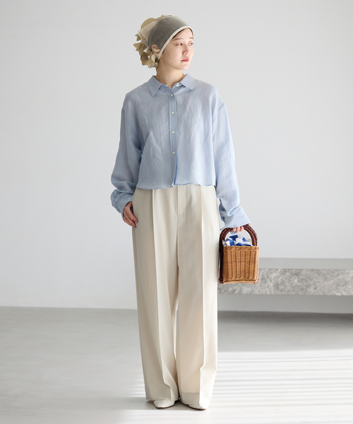 IENA（イエナ）の「A VACATION/ア ヴァケーション 別注 SEESAW RTN S バッグ 26SS-A112（ハンドバッグ・レディース・キャメル/ブラック・FREE）」の20枚目の写真