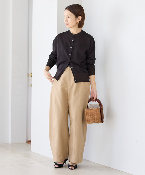 IENA（イエナ）の「A VACATION/ア ヴァケーション 別注 SEESAW RTN S バッグ 26SS-A112（ハンドバッグ・レディース・キャメル/ブラック・FREE）」の22枚目の写真