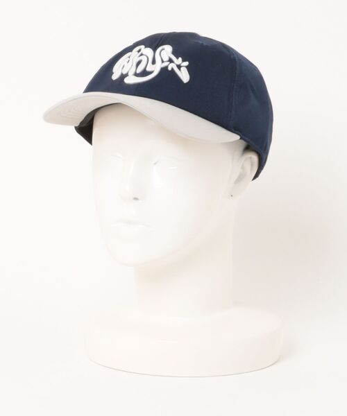 BACK NUMBER(バックナンバー)の「【BACK NUMBER】TCツイル バブルロゴ キャップ (ユニセックス / ストリート / 調節可能)(キャップ・メンズ・ブラック/ネイビー/ホワイト・フリー)」の12枚目の写真