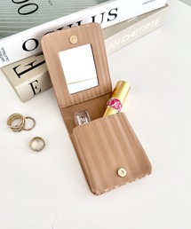 LOVALOT（ラバロット）の「ミラー付き コンパクト リップケース（ポーチ）」