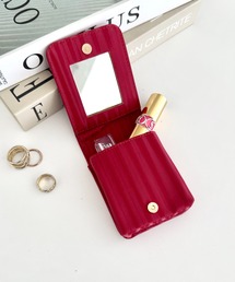 LOVALOT（ラバロット）の「ミラー付き コンパクト リップケース（ポーチ）」