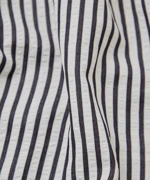 Remind me and forever（リマインドミーアンドフォーエバー）の「【M/Lサイズ展開】ストライプイージーパンツ（その他パンツ・レディース・ネイビー/マスタード/ブラック・LARGE/MEDIUM）」の5枚目の写真