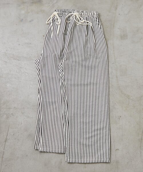 Remind me and forever(リマインドミーアンドフォーエバー)の「【M/Lサイズ展開】ストライプイージーパンツ(その他パンツ・レディース・ネイビー/マスタード/ブラック・LARGE/MEDIUM)」の18枚目の写真