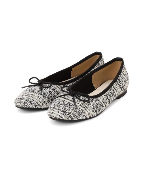 EDIT COLOGNE(エディットコロン)の「バレエシューズ(バレエシューズ・レディース・ブラックミックス/ホワイト系その他/ブラック系その他・23.0cm/23.5cm/24.0cm)」の8枚目の写真